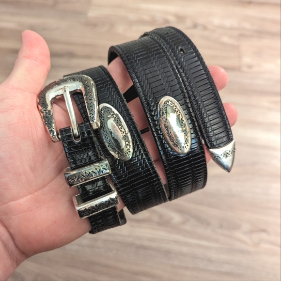 Vintage Other - Vintage western leather belt 40